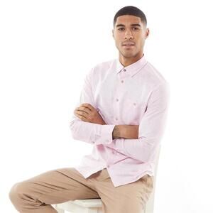 Ted Baker XL Light Pink Button-Up Shirt(5)